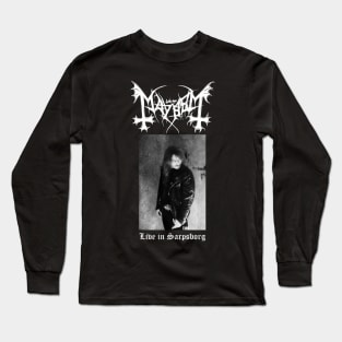 Mayhem Live in Sarpsborg | Black Metal Long Sleeve T-Shirt